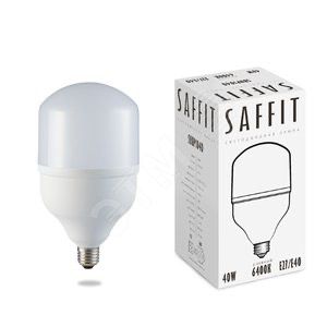 Лампа светодиодная LED 50вт Е27/Е40 дневной SAFFIT