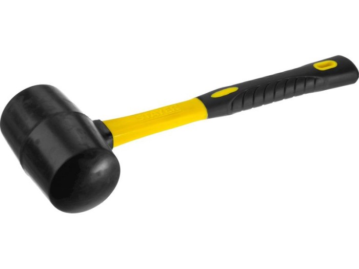 Киянка чёрная резиновая STAYER 900 г  Professional (2054-90)