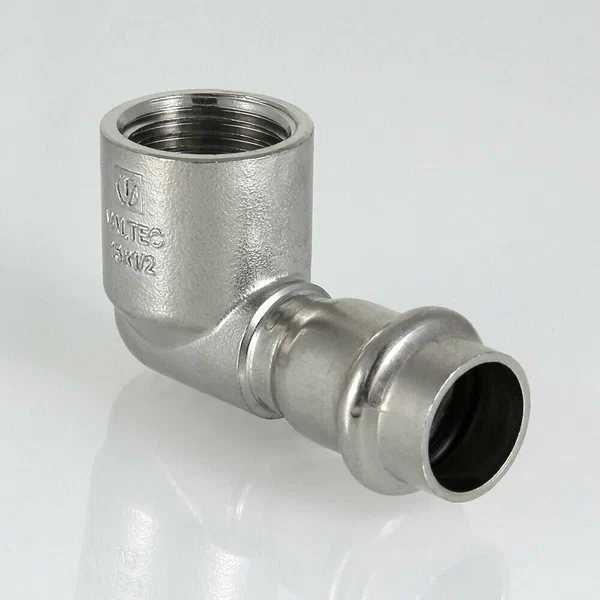 Угольник 90° с вн.р. нерж. сталь 18х1/2" (1)