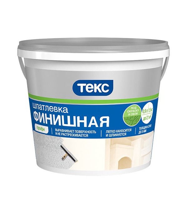 Шпатлевка финишная Текс Профи 1,5 кг