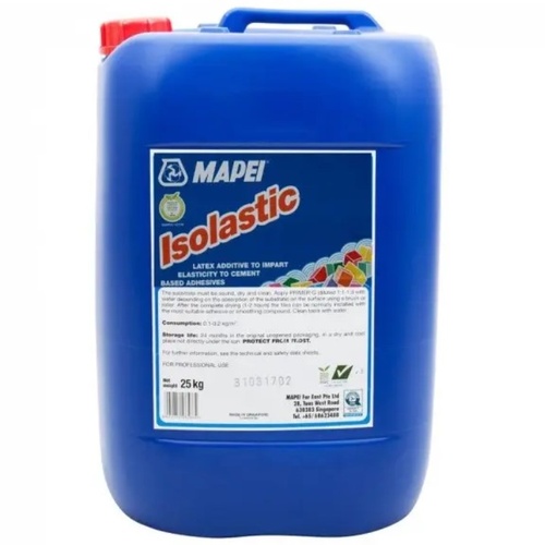 ISOLASTIC, ТМ MAPEI, (25кг), (Россия), Латексная добавка для повышения эластичности сухих клеевых смесей на цементном вяжущем (01999)