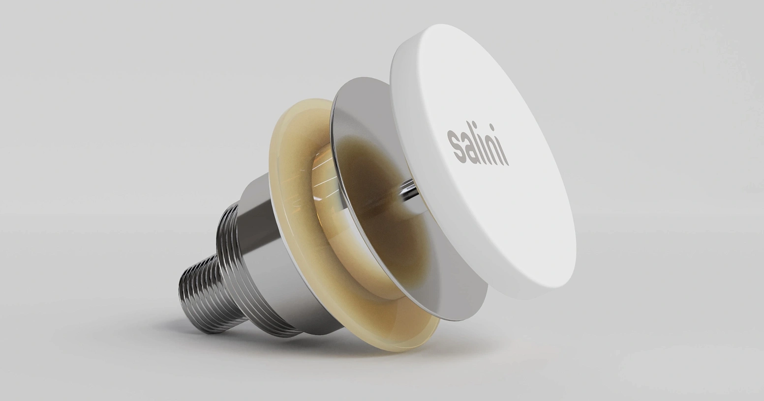 Salini S-Sense донный клапан модификации Click-Clack Артикул: 152201M