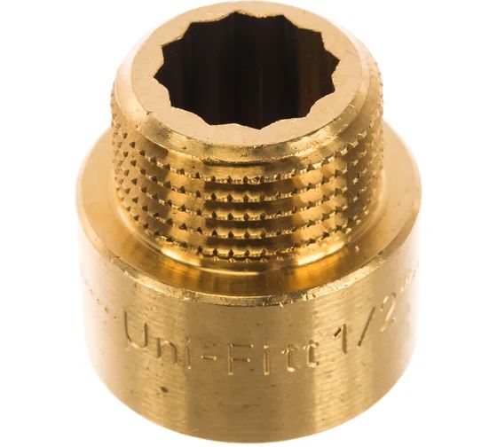 Удлинитель НВ 15 мм х 1/2", латунный