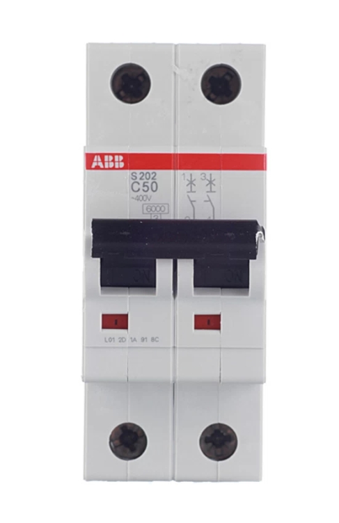 Автоматический выключатель ABB S202 2P, 50A 