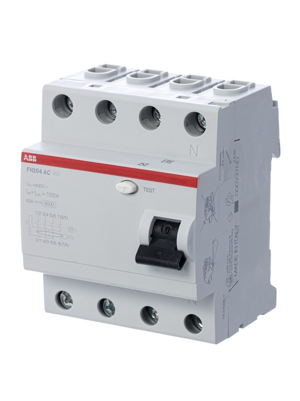 УЗО ABB FH204 4P 25A 300mA (AC)
