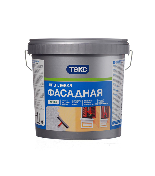 Шпатлевка фасадная Текс Профи акрилатная 5 кг