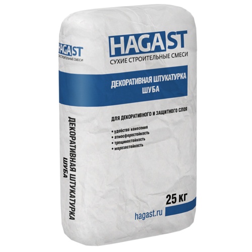 (С) Декоративная штукатурка Шуба HAGAST HS-465 25 кг. (01519)