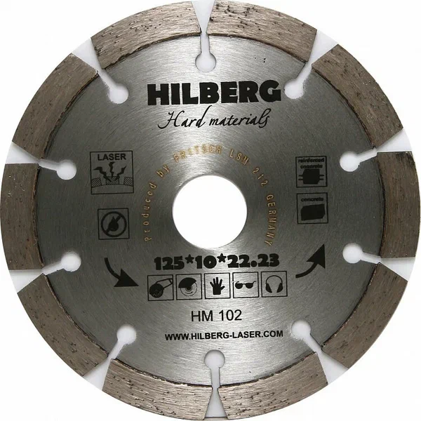 125 Hilberg Hard Materials Laser 125*10*22.23 mm
