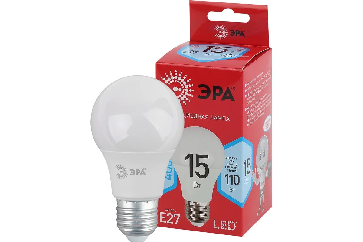 Лампа светодиодная LED 15Вт E27  "ЭРА"