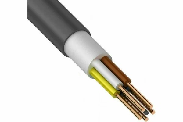 Кабель ВВГ нг LS 5x2,5 ККЗ круглый