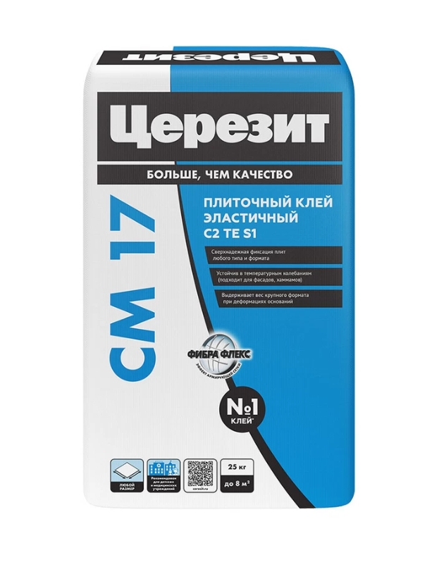 Церезит CM 17/25кг Клей плиточный для любых видов плитки