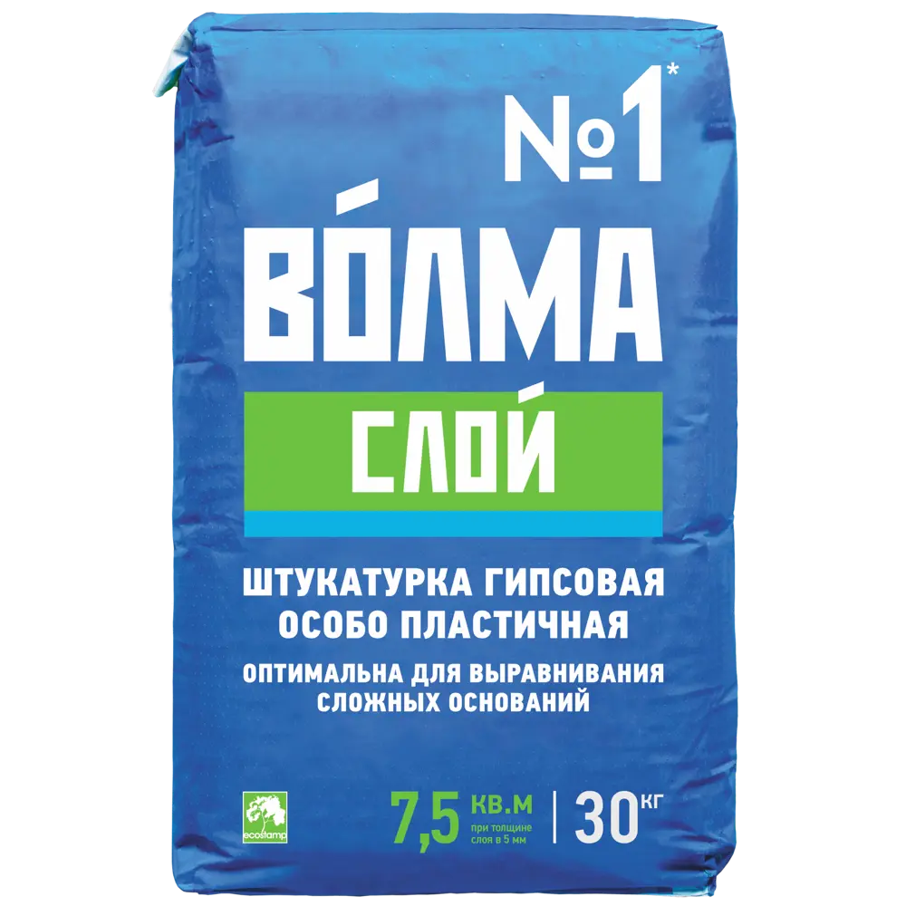Волма Слой штукатурка гипсовая 30кг (45)