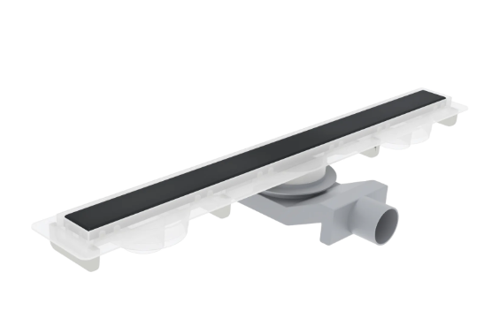 Душевой трап (лоток) Plumberia Selection PSM Modular 70 см, черный матовый для душа