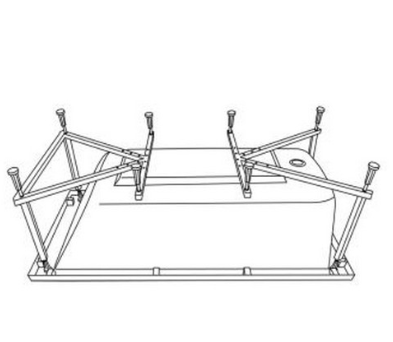 Каркас для ванны EXCELLENT / WHITECROSS (с установкой)