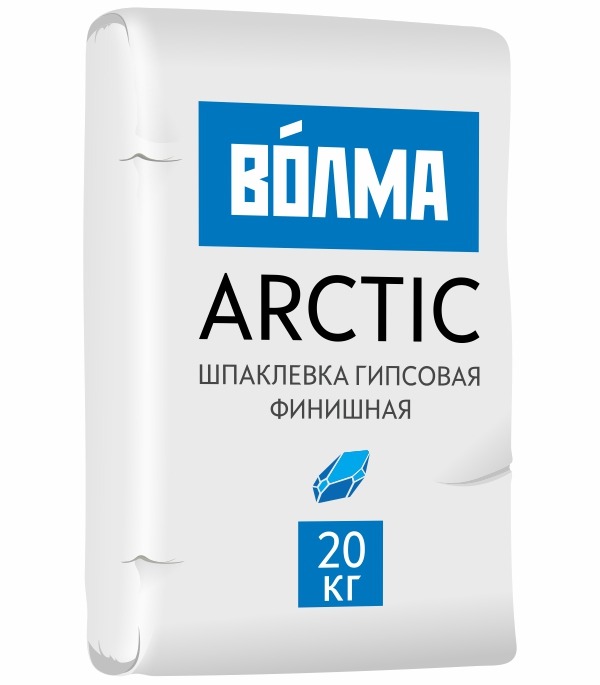 Шпаклевка гипсовая Волма Arctiс финишная 20 кг (01561)