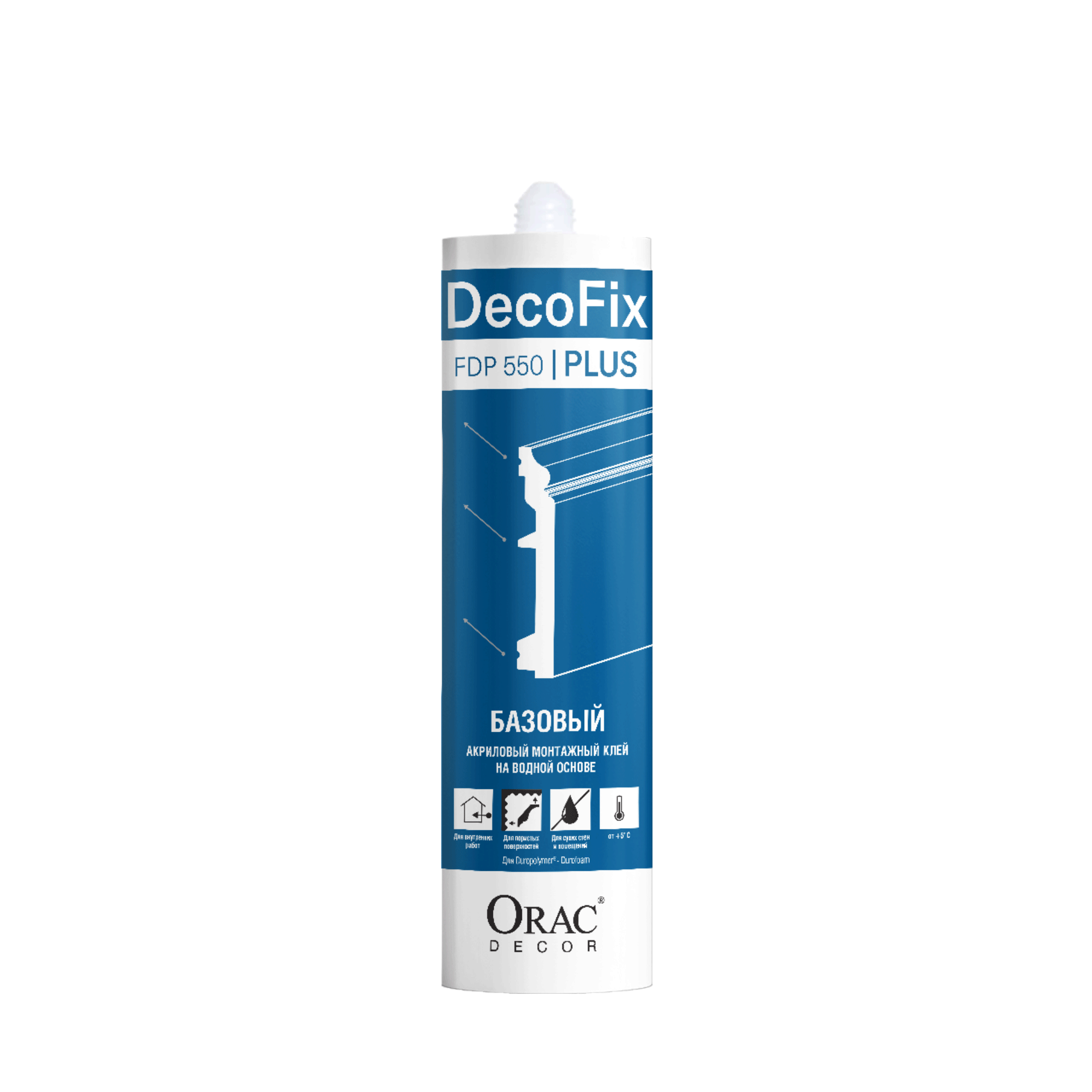 Монтажный клей ORAC DECOFIX PRO PLUS FDP550 310 ml