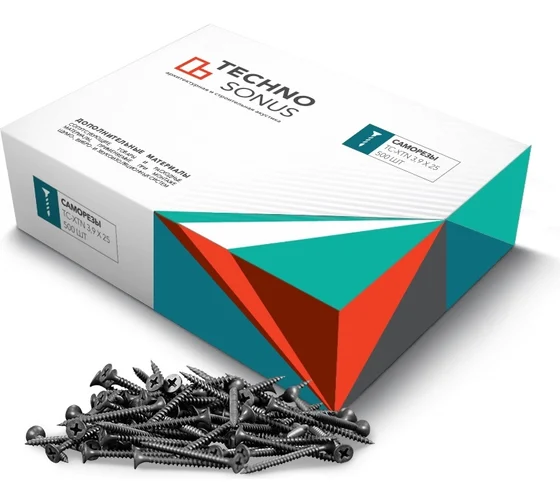 Саморезы ТС-XTN 3.9х25 (500 шт.)