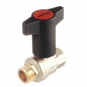 Кран шаровой Oventrop Optibal 3/4 ВР(г) х 3/4 НР(ш) бабочка