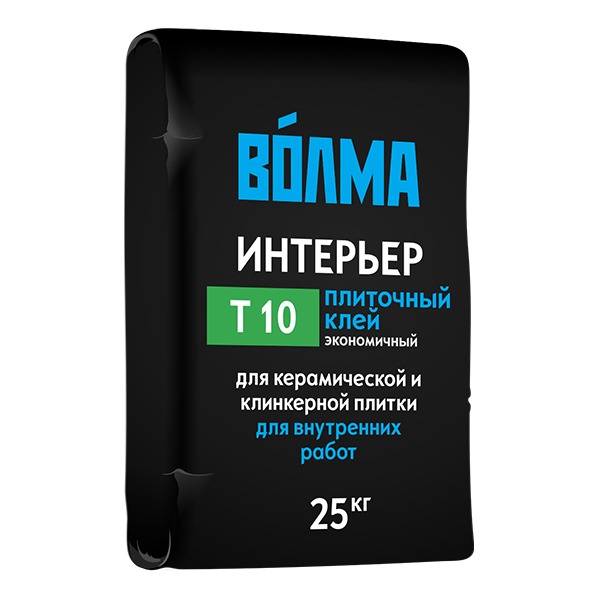 Клей для плитки Волма Интерьер серый (класс С0) 25 кг (01560)