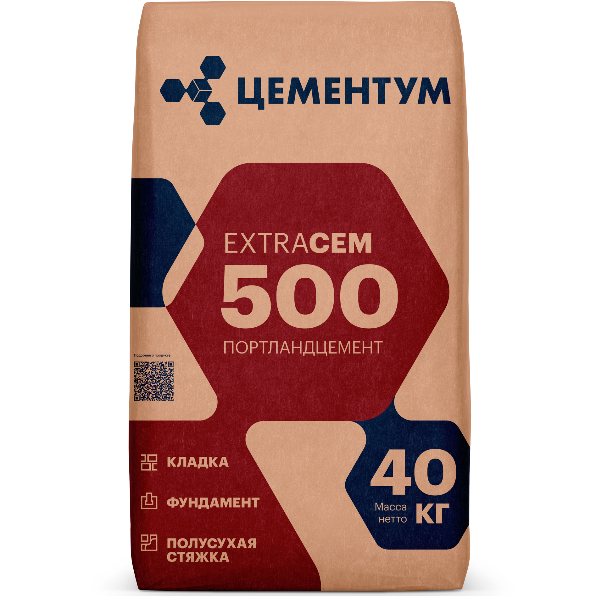 Русский строитель Цементум-М500 40кг