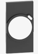 Bticino Living Now. Лицевая панель розетки электрической 2 модуля. KG04 Черный