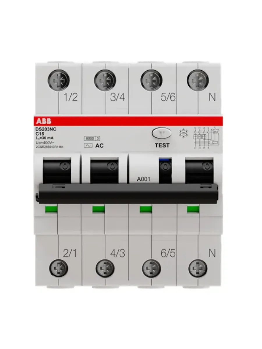 ABB DS203 AC-C16/0,03A Диф.автомат 