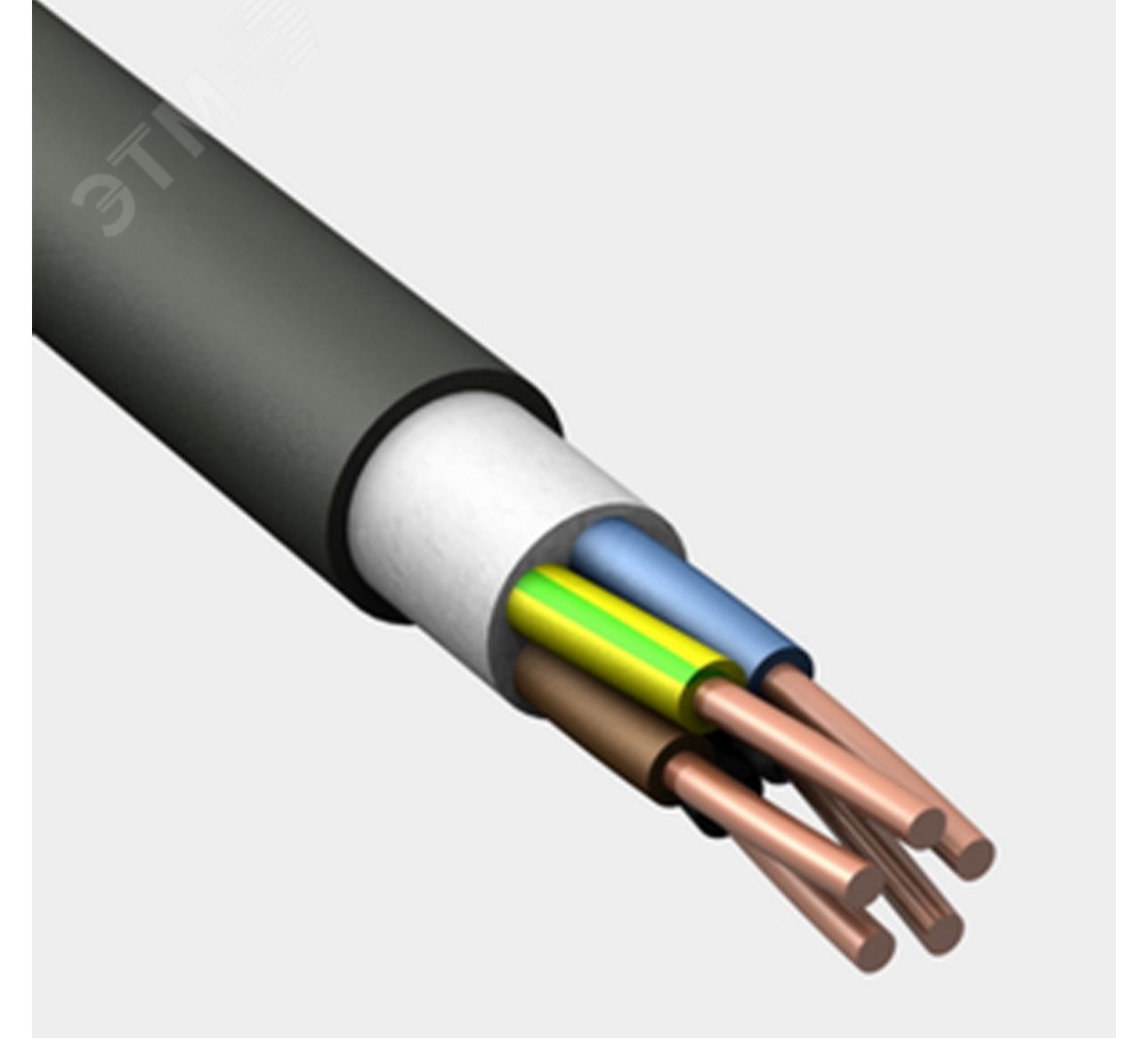 Кабель силовой ВВГнг (А)-LS 5х4 (N.PE) -0.660 (Конкорд)