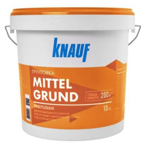 Грунт Knauf Mittel Grund для впитывающих оснований, концентрат, 10 кг (00265)