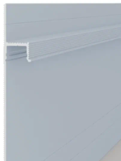 Скрытый плинтус Invisible i100 под покраску с плинтусом 100мм