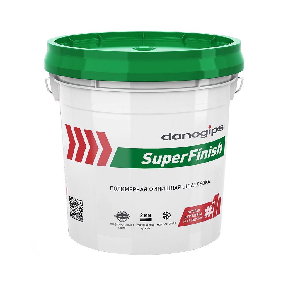 Шпатлевка Danogips SuperFinish универсальная 17 л/28 кг (00386)