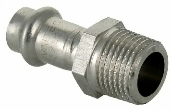 Соединитель нерж. сталь с нар.р. 22х1/2"