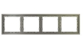 Рамка на 4 поста Voltum S70 VLS100404 (шелк)
