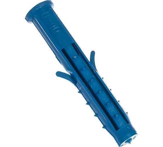 Tech-Krep Дюбель распорный Чапай 6x40 шипы+усы полипропилен 100 шт- пакет 117855 (УТ-00165651)