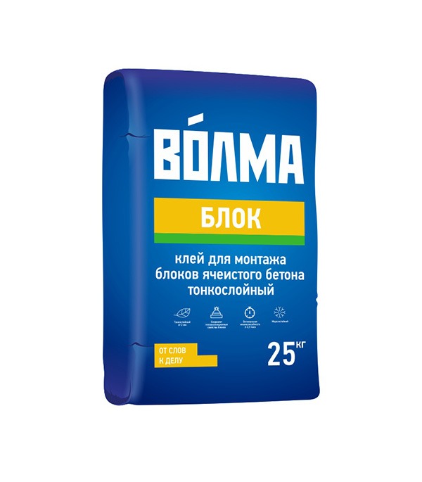 Волма Блок монтажная цементная смесь 25кг (48)