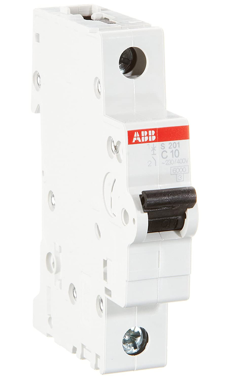 Автоматический выключатель модульный ABB S201 1P 20А тип C 20 кА 