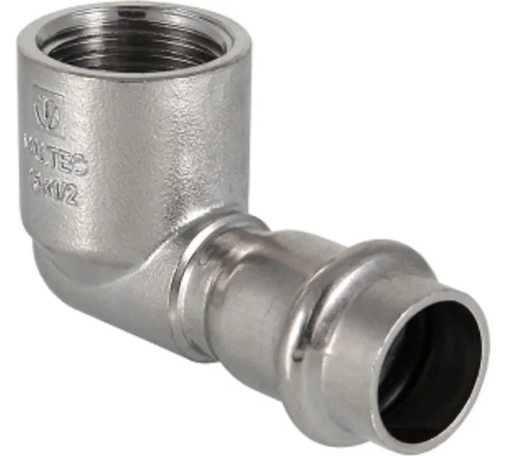 Угольник 90° с вн.р. нерж. сталь 18х1/2