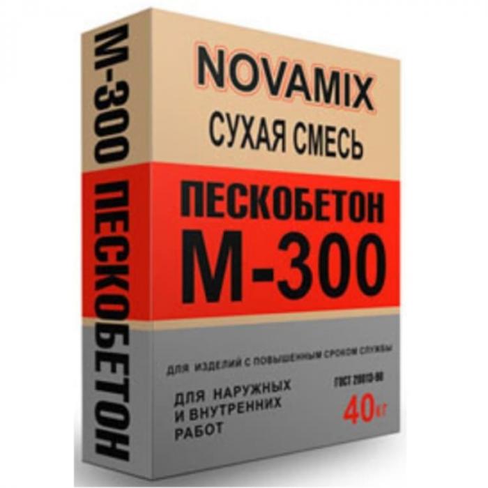 Смесь сухая Новамикс Пескобетон М-300 40 кг