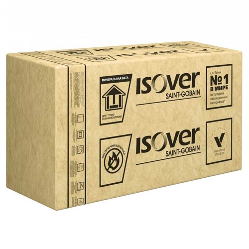 Утеплитель ISOVER штукатурный фасад 50х600х1200 мм (8 шт;V упак.0,288 куб.м; 5,76м2),  упак (02072)