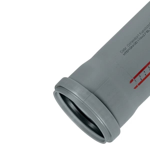 Труба 110 х 1500 мм с раструбом, НТ