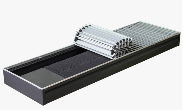 Бриз 200х80х6400 (2500+3900) Угол U (5 Ал 12 втулки черные)