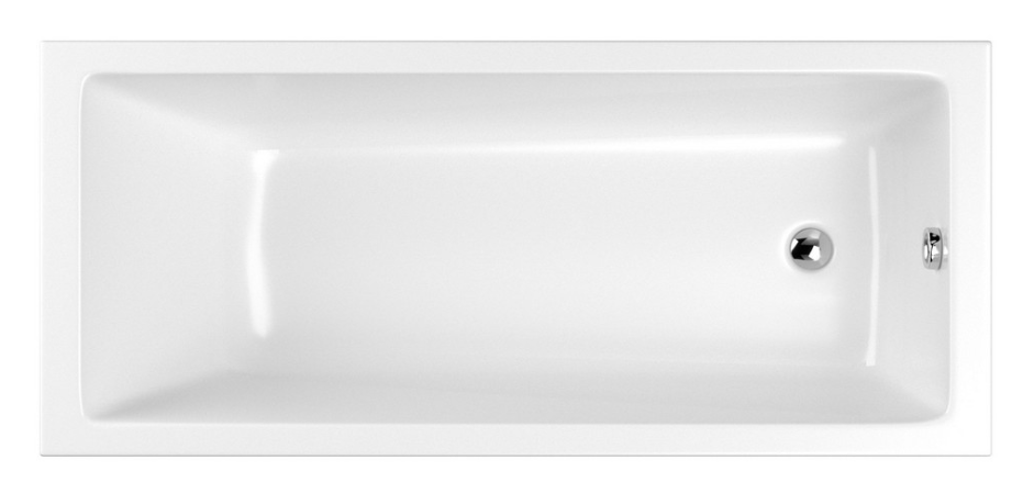 Ванна WHITECROSS Wave Slim 180x80 акрил(слив перелив ,каркас,заглушки-в комплект не входят)