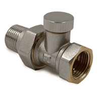Запорный клапан Primoclima Armature прямой 1/2", никелированный