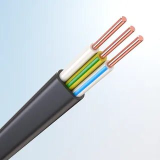 Кабель силовой ВВГ- Пнг (А)-LS 3х1.5 (N.PE) -0.660 (Конкорд) Плоский
