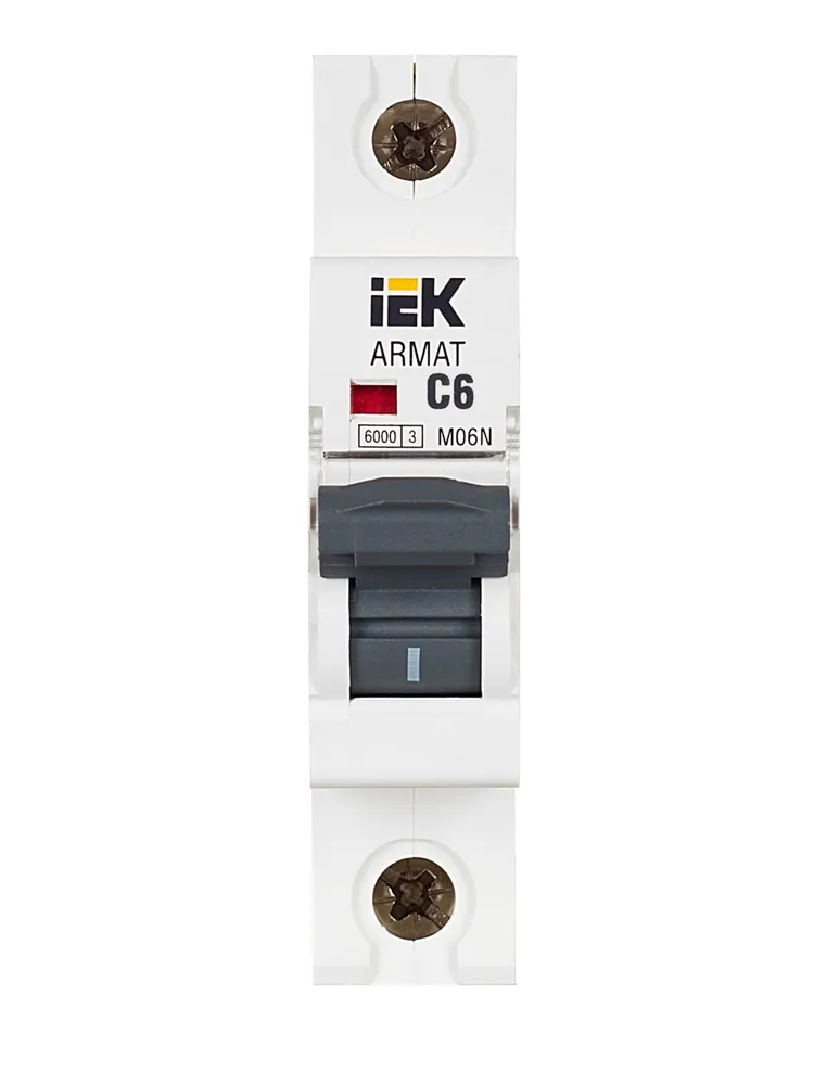 Автоматический выключатель 1P 6A "IEK" ARMAT