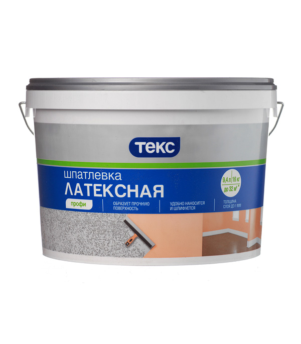 Шпатлевка Текс Профи латексная 16 кг