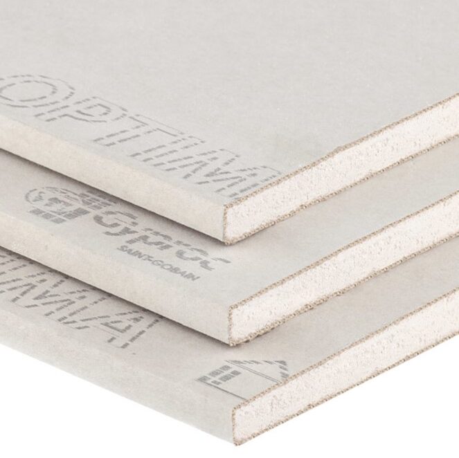 Гипсокартон Gyproc Optima 2500х1200х12,5 мм (00094)