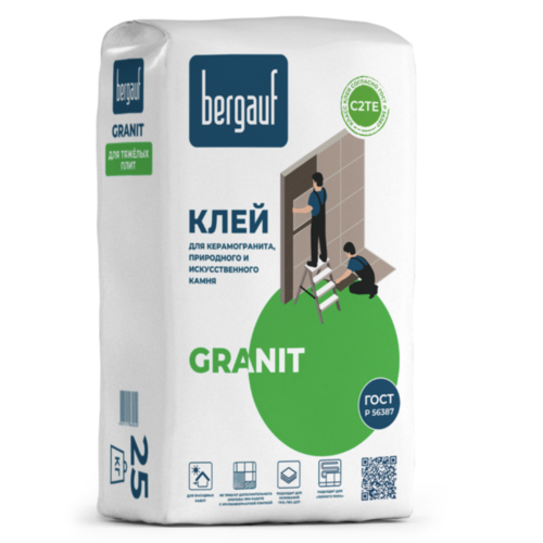 Клей плиточный Bergauf GRANIT 25 кг. (01275)