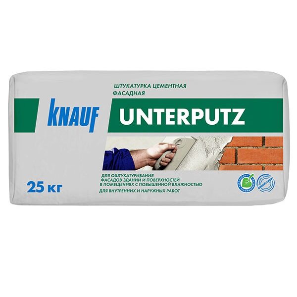 Штукатурка цементная Knauf Унтерпутц 25 кг (00132)