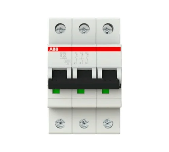 Автоматический выключатель ABB S203 3P 20А 6kA 2CDS253001R0205