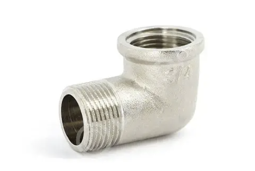 Угол 1 1/2" x 1 1/2" НР-ВР, никелированный, Uni-Fitt 611N6601